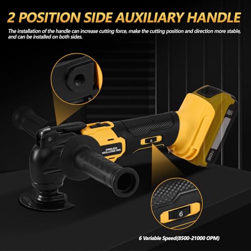 Cordless Oscillating Tool Compatible with DeWalt