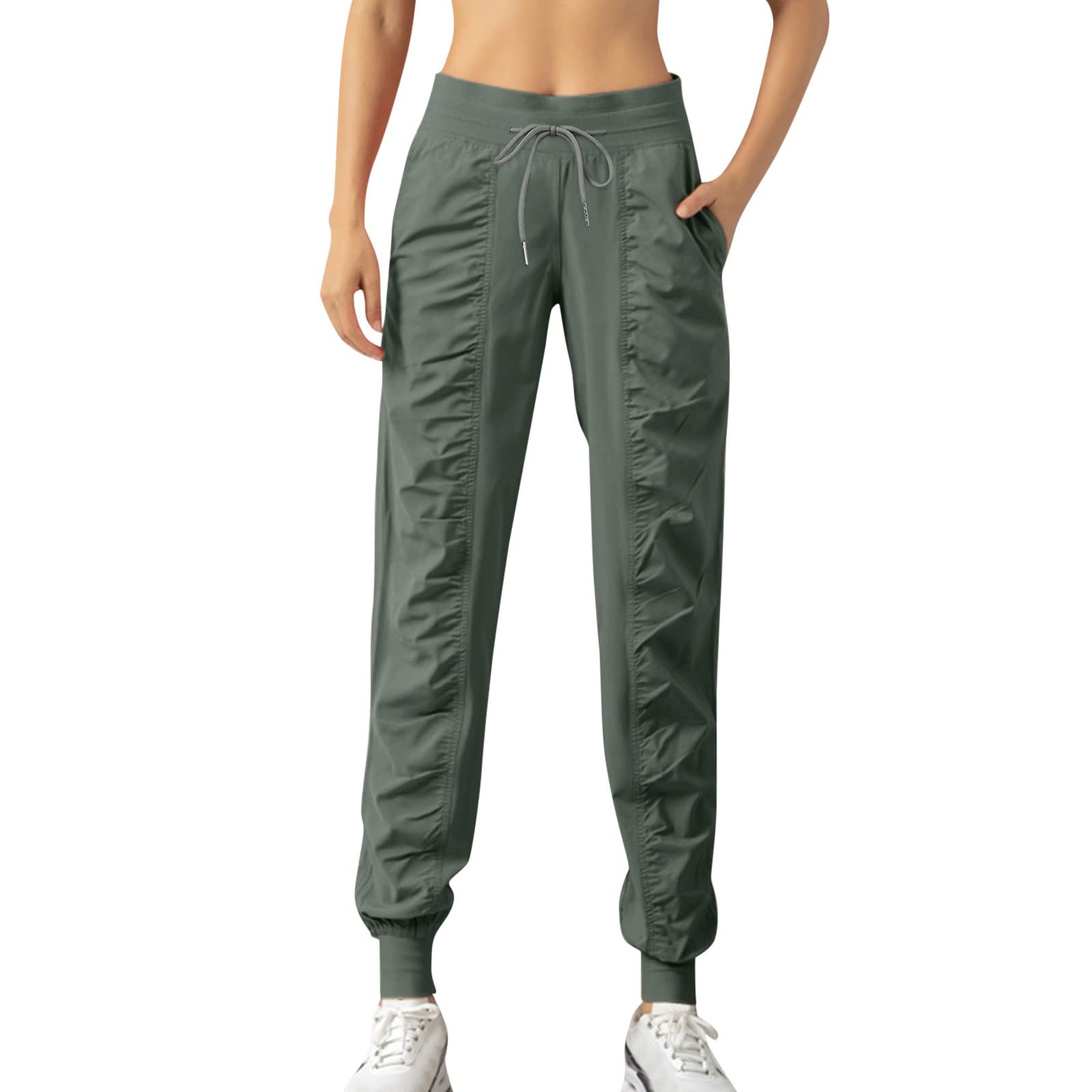 パンツ High Waisted Drawstring Trousers Amazon.com: YOLAI Womens Baggy Cargo Pants Streetwear Hip