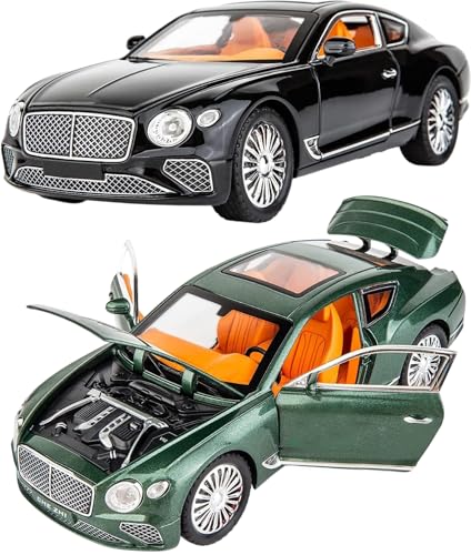 Image of Magicwand 1:32 Scale Die-Cast Metal Bentlley Car with Openable Doors,Pull Back Action,Blinking Lights【Pack of 1】【Colors as Per Stock】