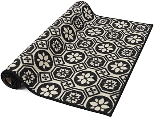 Tappeto St. Asaph – Passatoia per cucina, corridoio e soggiorno – Tappeto a pelo sottile antiscivolo e antistatico – Tappeto da cucina (80 x 300 cm) - immagine 3