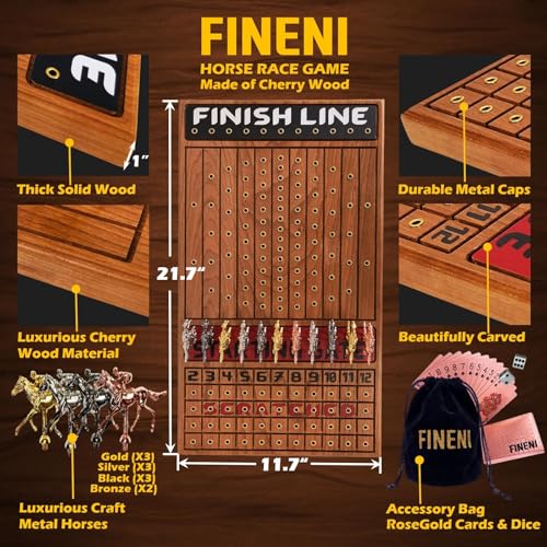 Juego de Mesa Horse Racing Game para Adultos miniatura 2