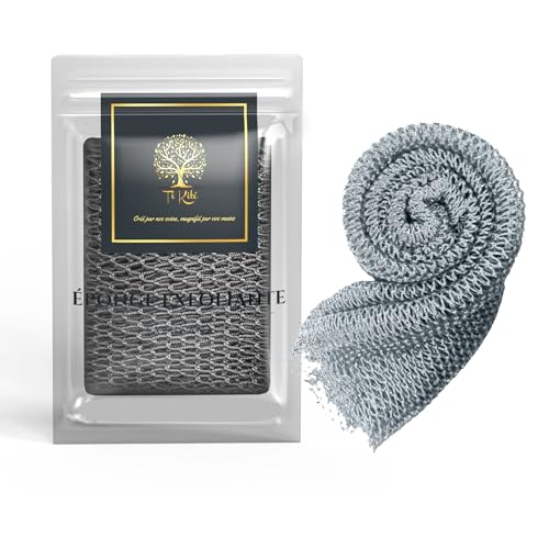 Sarhaana afrikanisches Duschnetz Badeschwamm grau XL