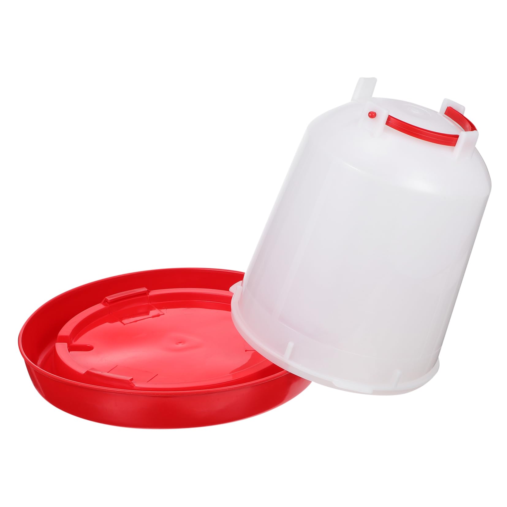 Secchio Abbeveratoio Automatico per Polli in Plastica Pp | 1 Pezzo, Ricarica Automatica, Uso Esterno in Allevamento, Design Creativo Casuale Stile Casuale