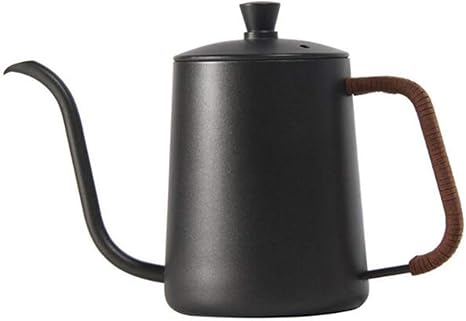 Amazon Moonring コーヒー ポット ケトル ドリップポット ステンレス製 細口 蓋付き おしゃれ 紅茶 お茶 自宅 カフェ店 350mlブラック ドリップポット オンライン通販