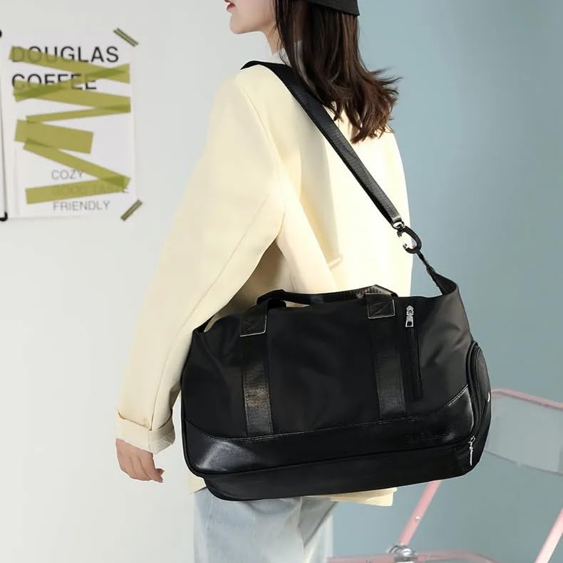 Duffel & Tote Bag for Volvo XC60 - Waterproof Gym Bag with Wet/Dry Compartments & Shoe Pocket - Travel Carry On Luggage, Trunk Organizer for Outdoor,Black2