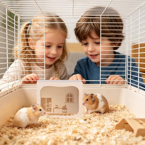 Gerbil Maison en bois pour petits animaux comme le hérisson - 3