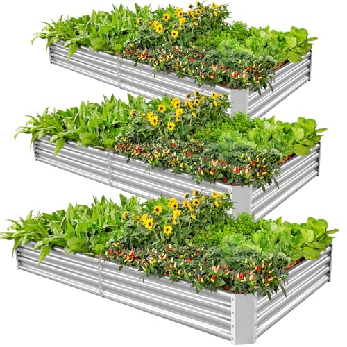 Price Drop! Land Guard 6x3x1ft Raised Garden Bed 3-Pack - Image 2