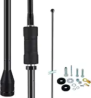 Aquário, Antena Argentina Compacta Com Bobina Central Px Preta