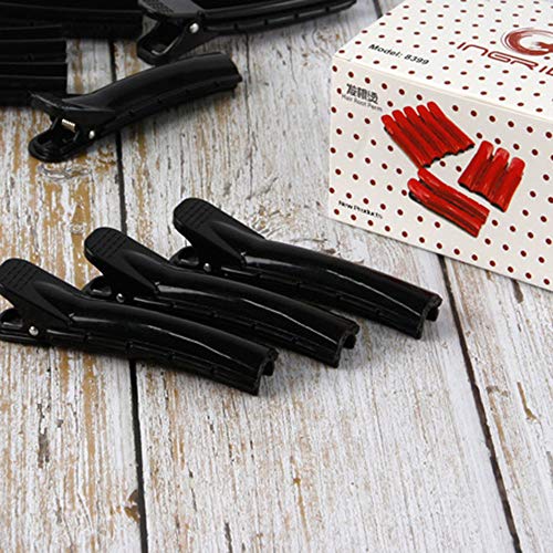 Lasamot – 12 peças de clipes de cabelo ondulados e fofos, haste de barra para modelador de cabelo