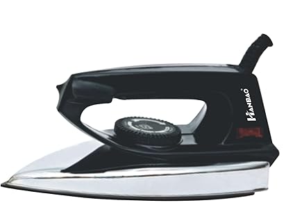 HANBAO Electric Dry Iron. (750 Watts,ECONOMY, 2 Years Warranty)