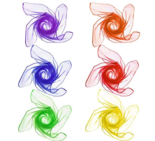 Dance Sjaals, Jongleren Sjaals Vierkante Muziek Beweging Sjaals Vierkant Zijde Dans Sjaal Magic Trucs Performance Props… - Image 5