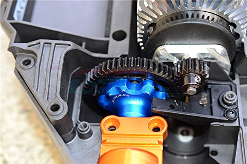 GPM Aluminum Wheel Hex For Traxxas X-Maxx 6S/8S - 10mm Thickness, 2Pcs Blue Upgrade Parts