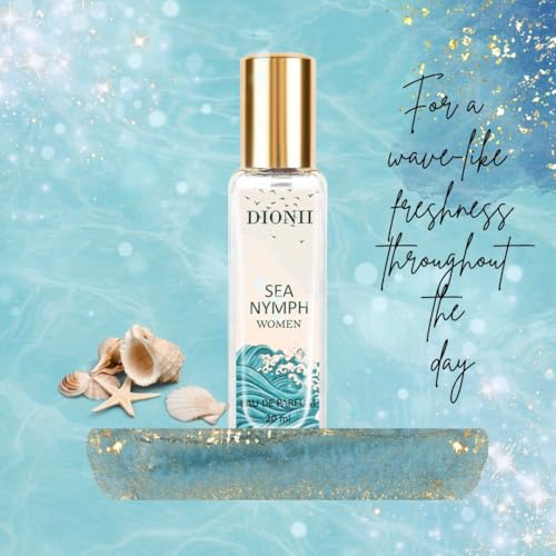 Image of Dionii SEA NYMPH Womens Eau De Parfum Perfume | Long Lasting Aquatic Fragrance With Lilac & Damask Rose, 20 ML