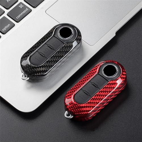 M.JVisun Genuino Fibra di Carbonio Auto Chiave