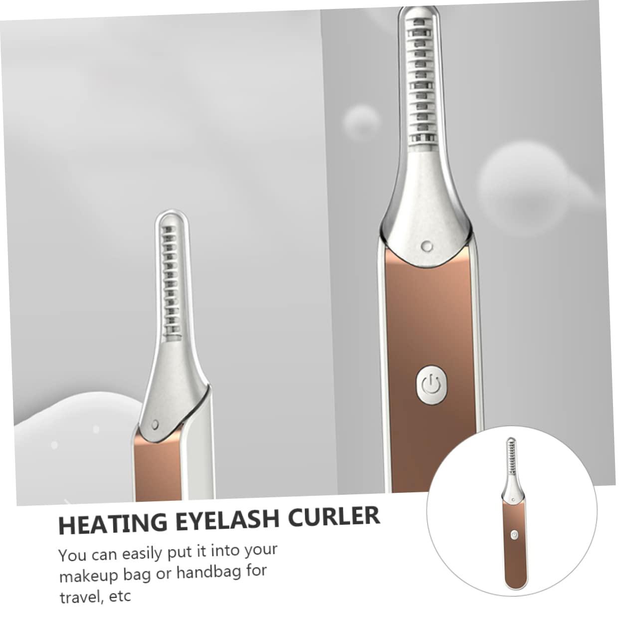 Beaupretty Lot de 2 Recourbe-cils Électriques Élégants Rechargeables 4 Réglages de Chaleur Faciles à Utiliser pour Des Cils Naturels Ultra-frisés