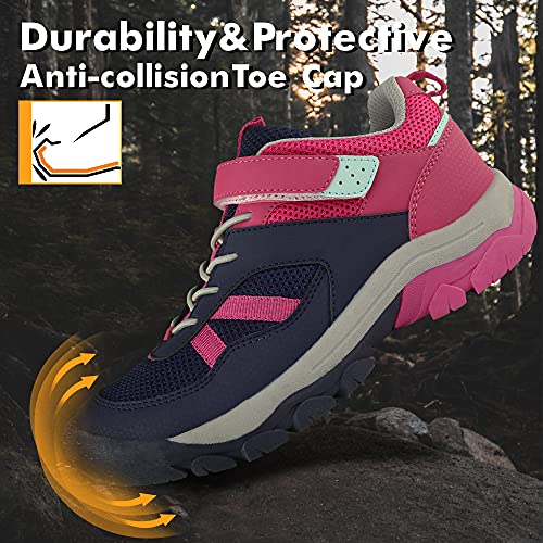 Kids Outdoor Hiking Shoes Lightweight Trekking Trails Shoe(Toddler/Little Kid/Big Kid)3