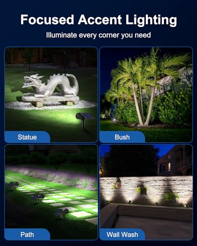 Falove Solar Spot Lights Outdoor Waterproof For Flag thumb #3