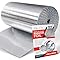 Radiator Foil Reflective Roll Thermal Bubble Heating Insulation Large 10 metres (10m x 60cm) Energy Saving Helps Winter Bills Easy to Cut and Install Includes Sticky Pads