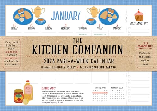 Kitchen Companion Page-A-Week Calendar