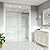 UTEIWF Shower Doors Frameless 56-60" W x 79" H Width Adjustable Double Sliding Glass Door 3/8"(10mm) Easy Clean Stainless Steel Hardware (Brusheded Nickel)