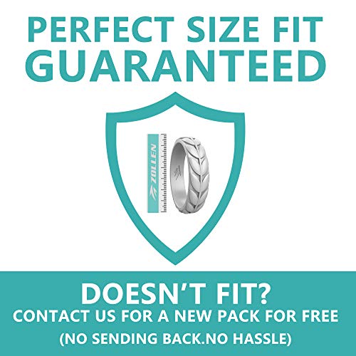 zollen silicone wedding rings for women 147 packs -stackable silicone rubber wedding bands - innovative flower amp vine collection