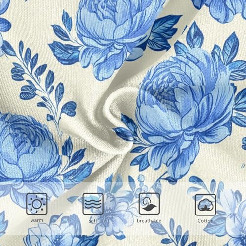 Flowers Floral Blue Yellow Toddler Girls's Underwear 2T 23028823