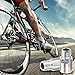 MiOYOOW Bike Pedal Extenders, 20mm/ 0.79in Bicycle Pedal Adaptor Rustproof Spacers Extenderfor 9/16