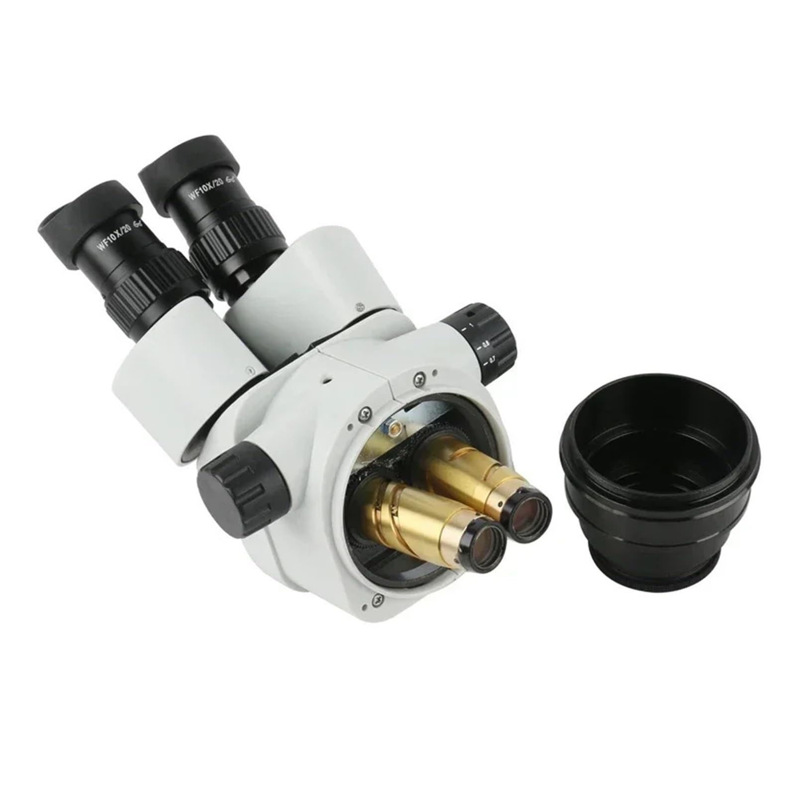 Testa microscopio stereo binoculare 3.5X-90X Barlow 0.5X/0.7X/2X