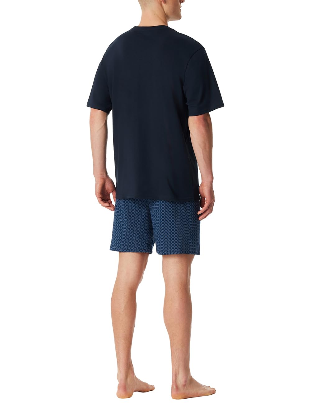 Schiesser Pidżama — zestaw Mężczyźni Schiesser Herren Schlafanzug Kurz V-auschnitt - Nightwear Set