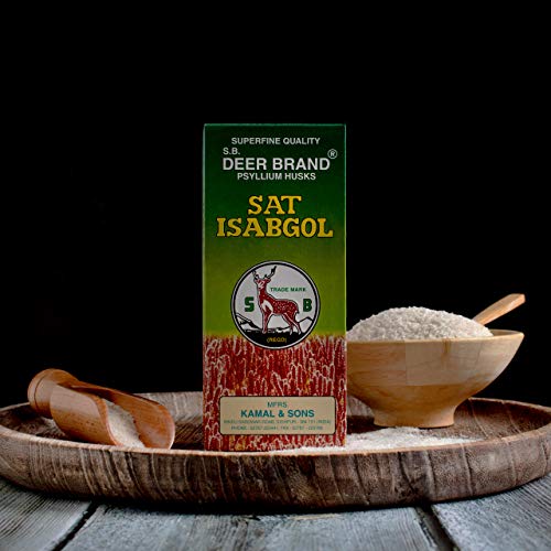 Image of Sat Isabgol Psyllium Husk HIRAN Brand 10g x 25 Sachets (Pack of 2)