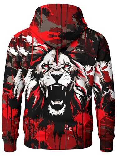 Image of PAGYMO Graphic Hoodies for Men Funny Novelty Pullover Hooded Sweatshirt
