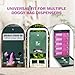 Harloon 6000 Counts Dog Poop Waste Bags 30 Rolls Extra Thick Strong Leak PET Proof Bags Disposable Bulk Universal Doggy Roll Waste Box for Puppy Outdoor Walking Travel (Purple,12 x 8 Inches)