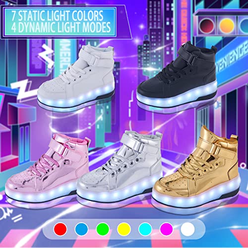 Light Up Shoes LED Roller Skate Shoes Wheels Boys Girls Sneakers Outdoor Slip On Kids Sneakers for Children Kids Gift2