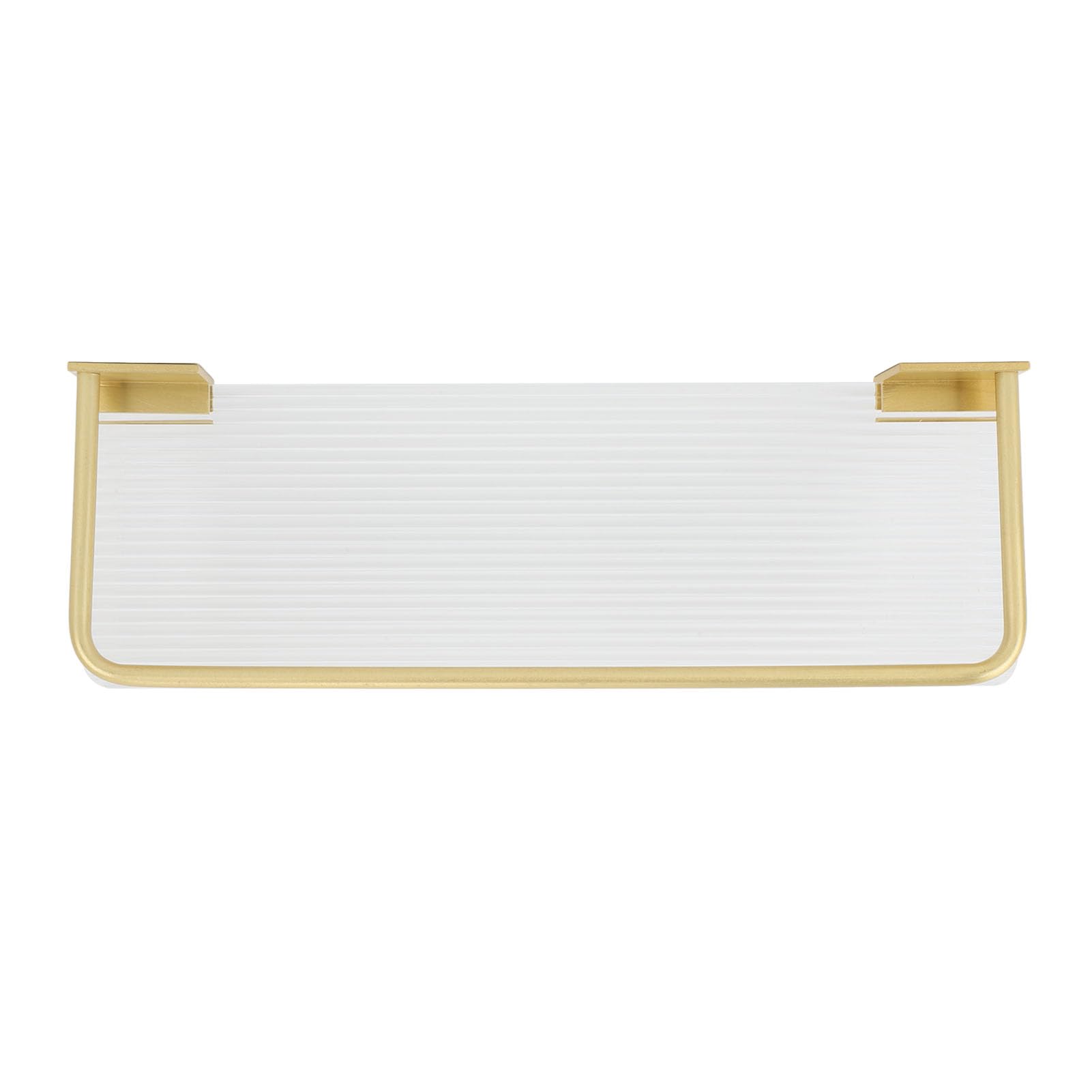 YUANCHUTOP Multifunctional Wall Shelf for Bathroom, Aluminum & Acrylic Towel Rack, Easy Installation, Space-Saving for Small Toilets, Versatile Storage Solution