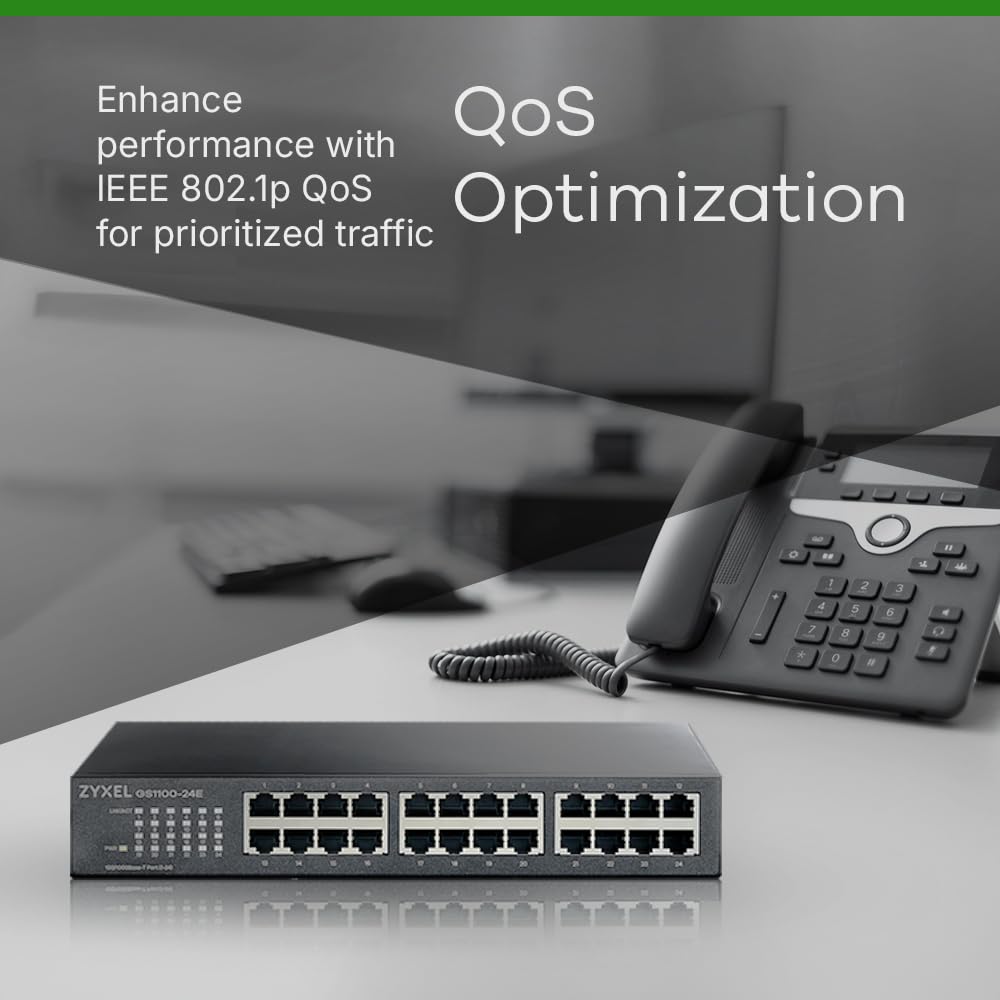 Amazon.com: Zyxel 24 Port Network Switch | Unmanaged Gigabit