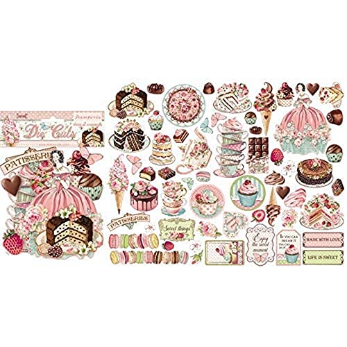 Stamperia Die Cuts assortite-Sweety, Carta