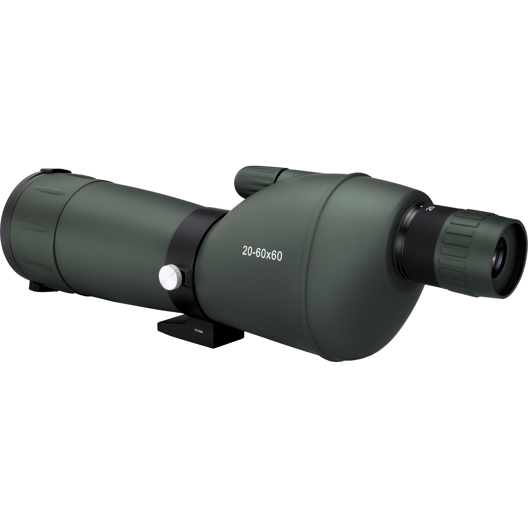 BARSKA 20-60x60mm Colorado Zoom Straight Spotting Scope Waterproof with Flip-Down Lens for Target Shooting Range Hunting Birding