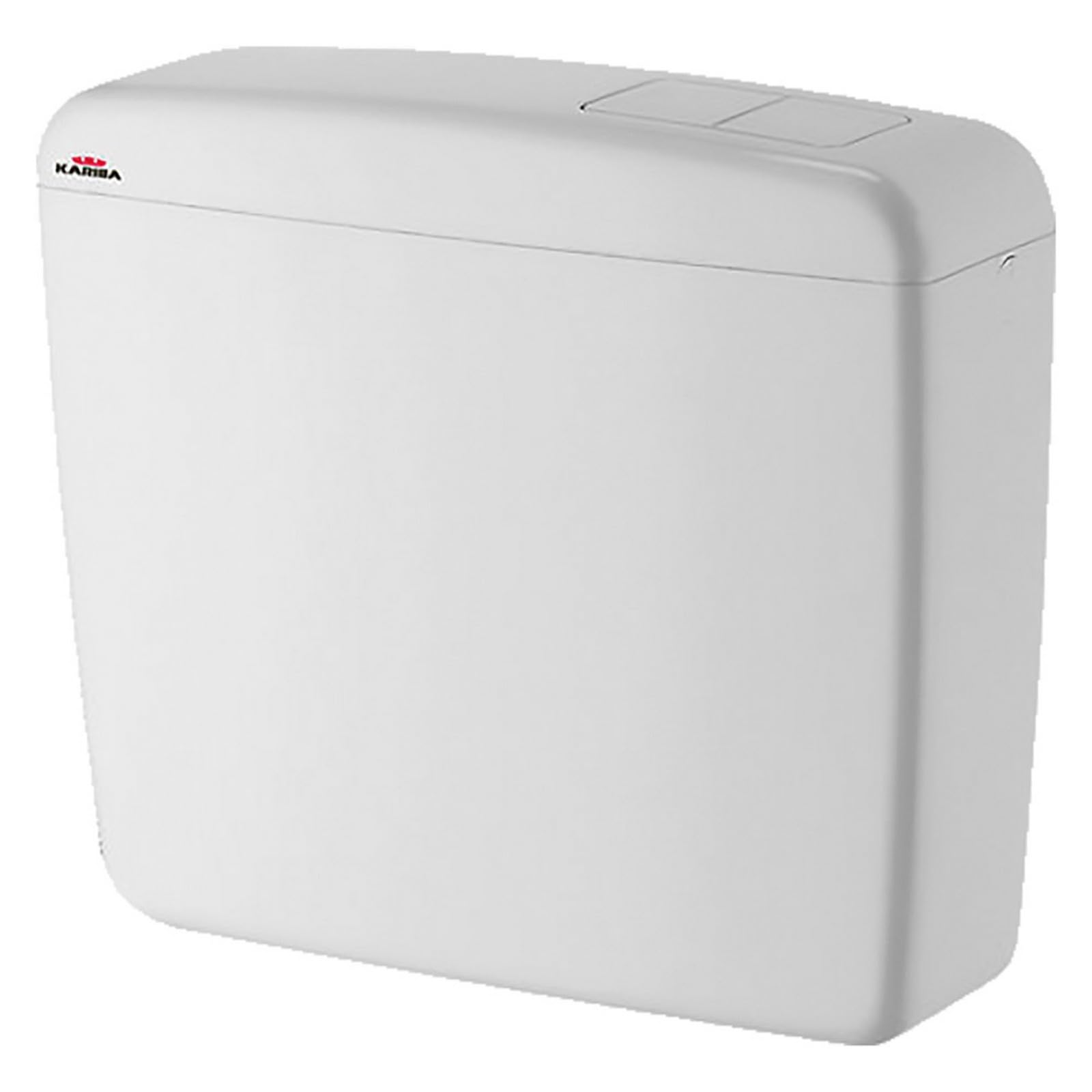 1PEZZO CASSETTA DI SCARICO WC ESTERNA 'SUPER KARIBA DUO' cm 44 x 41,5 x 13,5