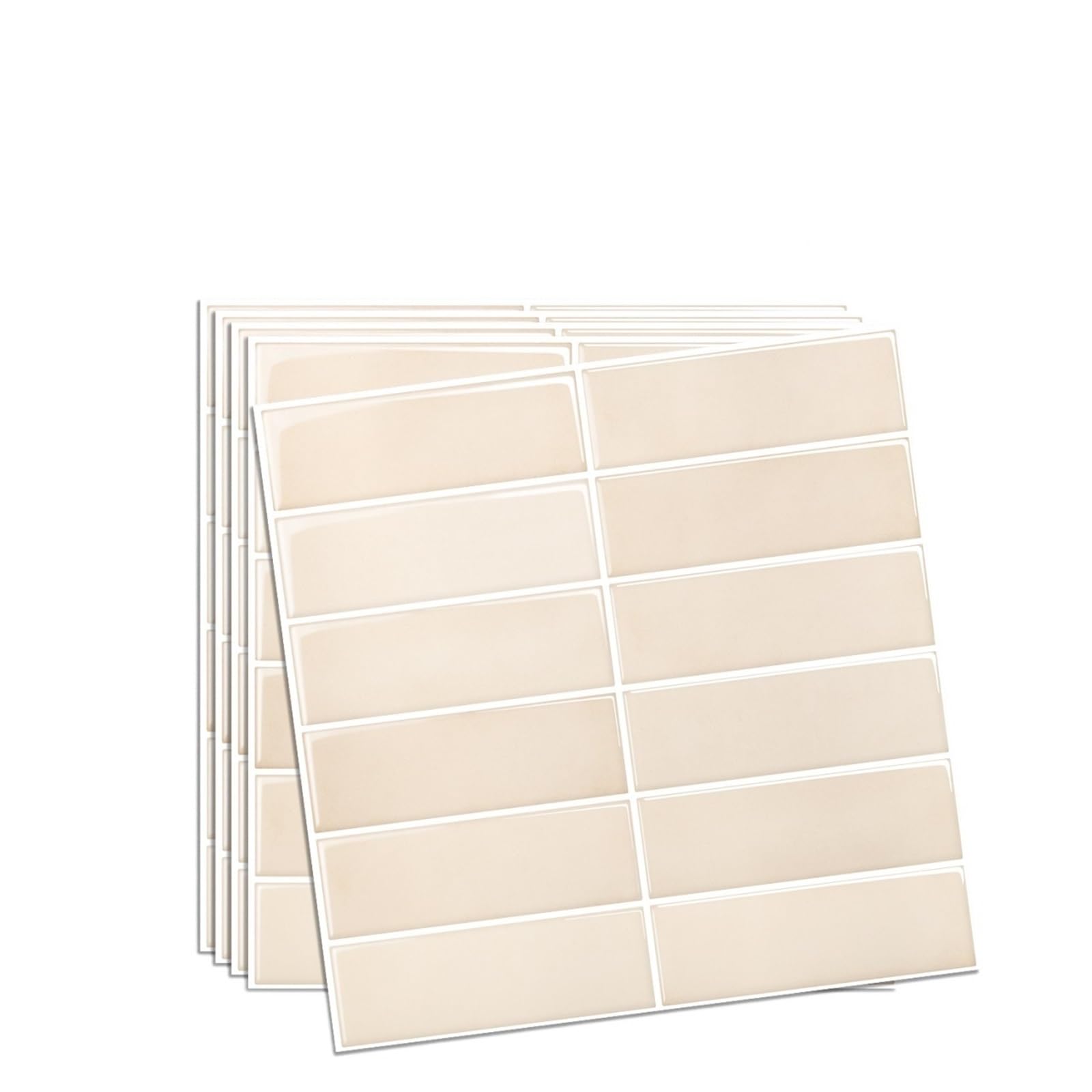 Splashback for Kitchen 5/10sheets The Garage Renovation Self -Sticking Wall Stickers，Peel and Stick Backsplash Subway Tile for Kitchen Bathroom(T80779-5PCS)