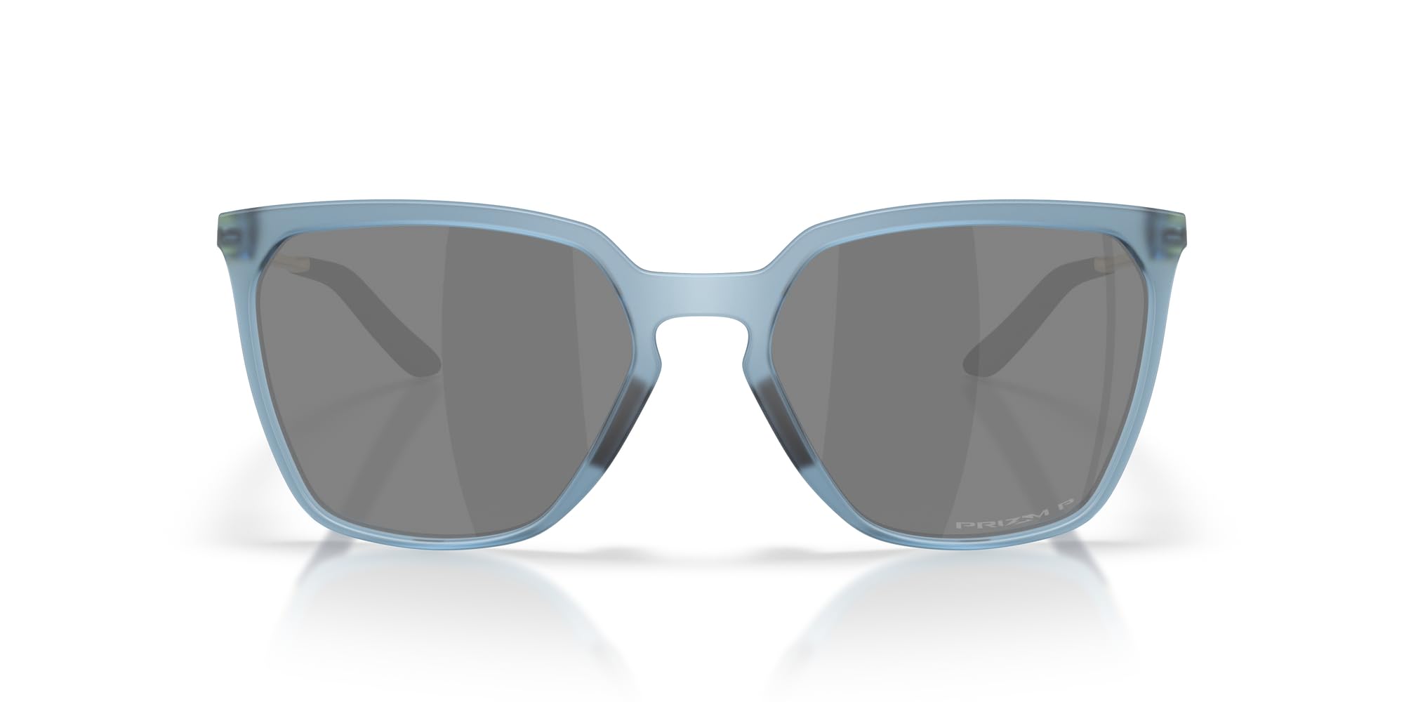 Oakley OO9480 Sielo Square Sunglasses Matte Transparent Abyss Prizm Black Polarized 57 mm