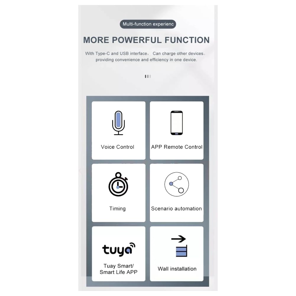 Tuya Zigbee Multi-Mode Wall Gateway Hub für Home, WiFi Bridge, Bluetooth Mesh, Life Fernbedienung Funktioniert Funktioniert
