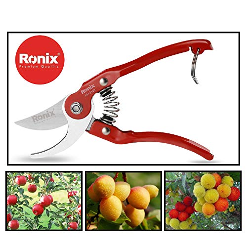 Ronix Bypass Pruning Shears (RH3108), Garden Clippers, Hand Pruners, Garden Shears, Pruner, 8