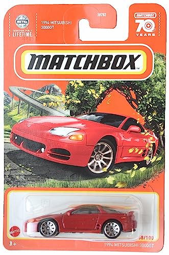 Matchbox 1994 Mitsubishi 3000GT, red 68/100