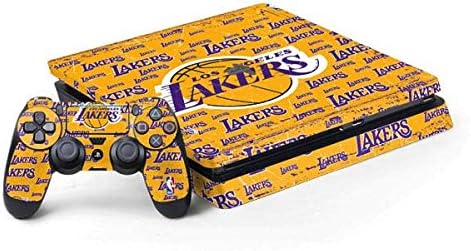 Download Amazon Com Skinit Decal Gaming Skin Compatible With Ps4 Slim Bundle Officially Licensed Nba Los Angeles Lakers Blast Design Video Games