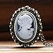 Pocket Watch Fashion Women Vintage Retro Quartz Oval Pocket Watch Beauty Elegant Lady Head Design Pendant Necklace Sweater Chain Xmas Giftimpressive7