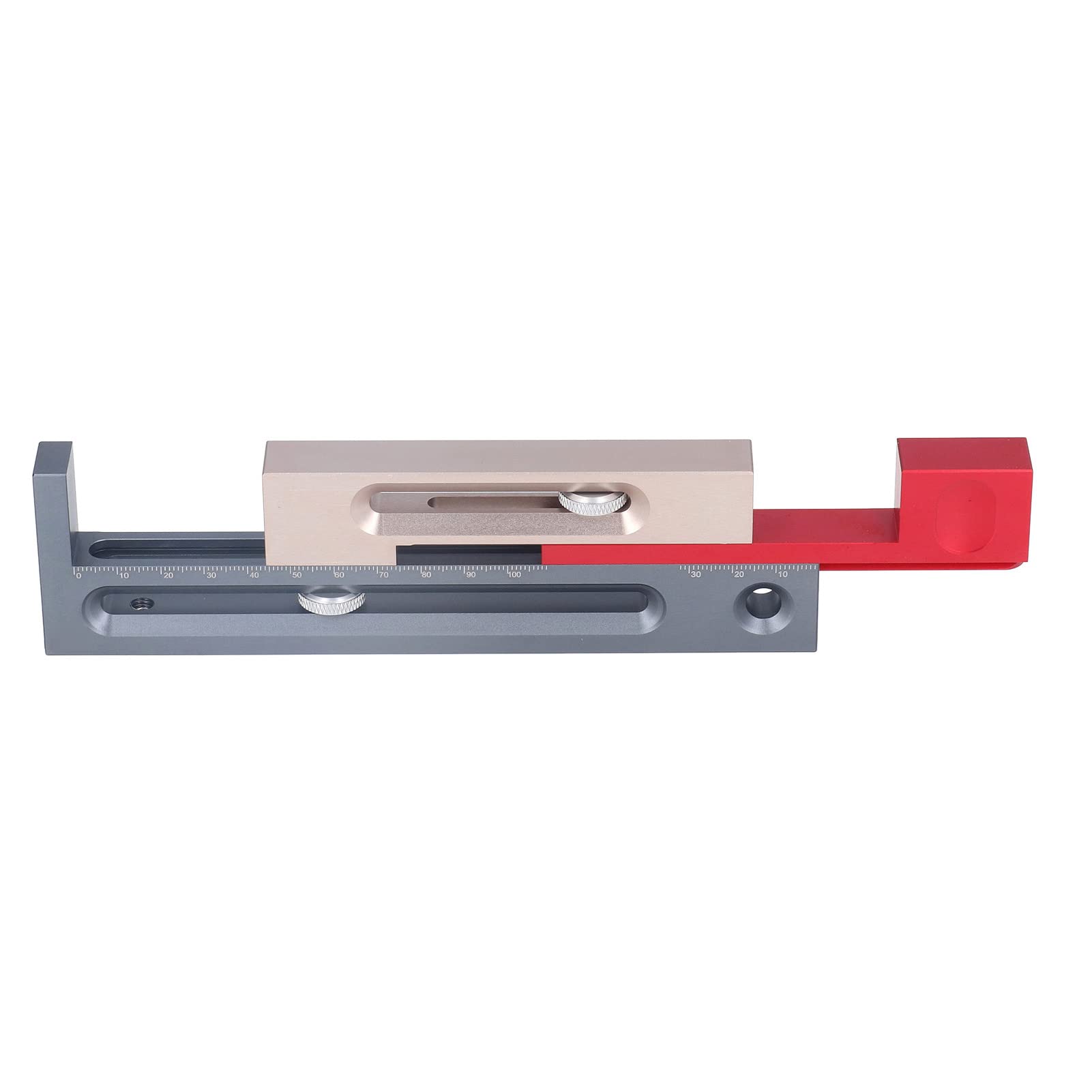 Hyuduo Regulator Szczeliny Piły, Regulator Szczeliny Piły Stołowej z Drewna Kompozytowego ze Stopu Aluminium, Narzędzie do Kompensacji Długości Umożliwiające Dokładne Pozycjonowanie, łatwa Obsługa dla