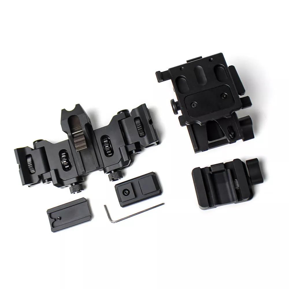 okyass Night Vision Goggles Helmet Mount NVG Arm Mount+Binocular Bridge Modular Mount for MUM-14/GT-14