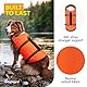 AMZNOVA Rip Stop Hundeschwimmweste, Schwimmweste Hund für Bootfahren, Auftrieb & Schwimmhilfe, Rettungsweste, S, Leuchtend Orange