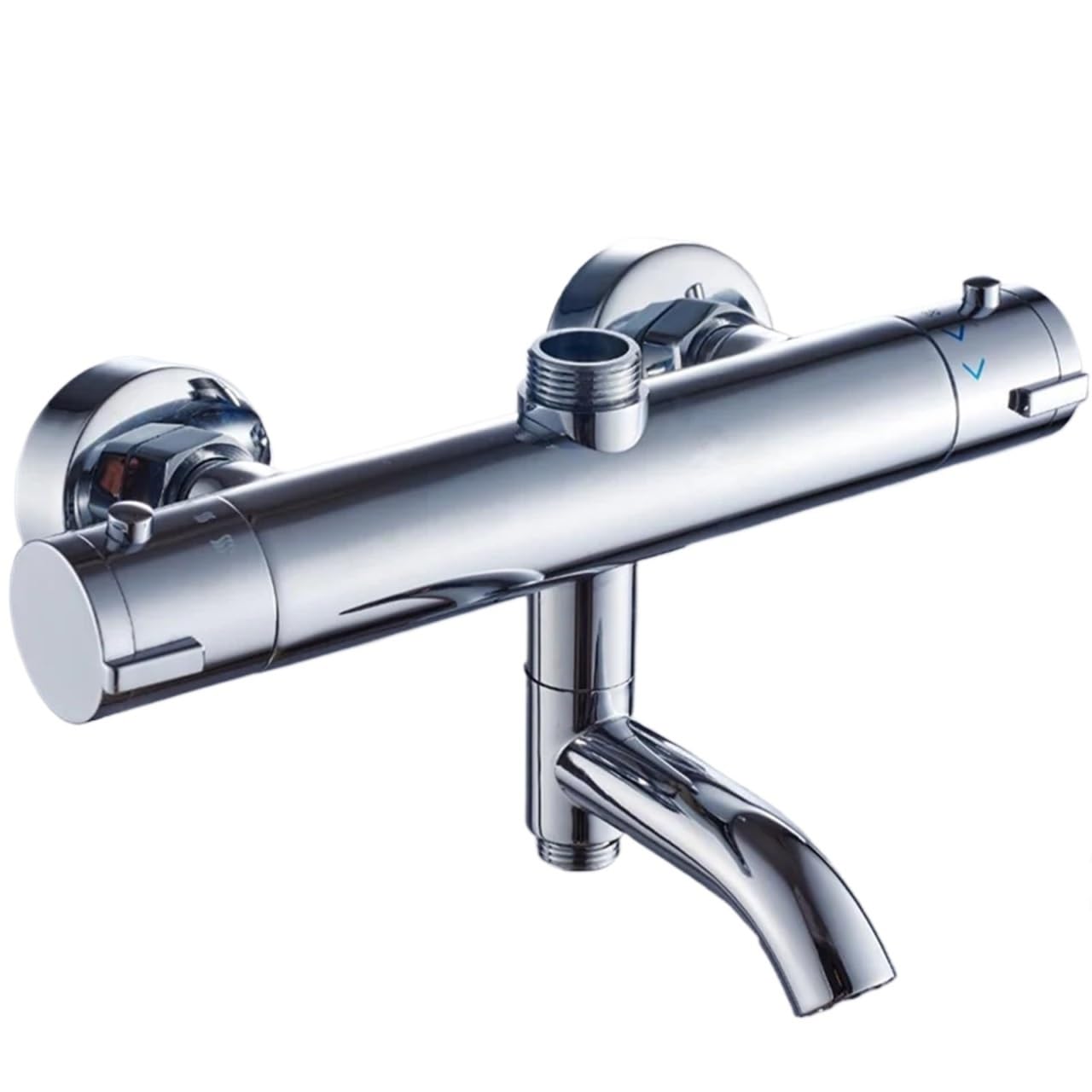 Thermostatic Shower Mixer Bathroom Thermostatic Mixer Tap Hot and Cold Mixing Valve Bathtub Faucet Shower Faucets(Color 2)