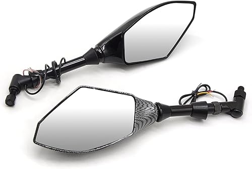 Miniatura 4 de Accesorios - Espejos retrovisores de motocicleta con luz de giro para Yamaha TMAX500530 XP500 XP530 XT660XRZ YZF R15 R3 R25 YBR 125